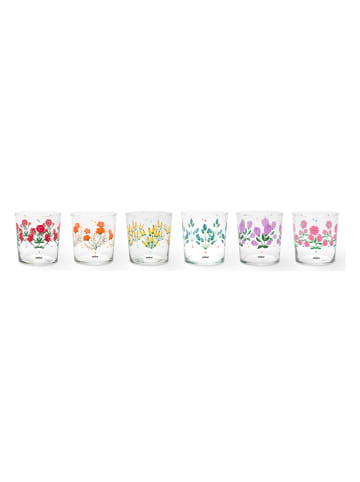 Trendy Kitchen by EXCÉLSA 6er-Set: Gläser "Arles" in Bunt - 350 ml