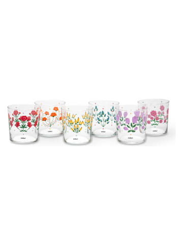 Trendy Kitchen by EXCÉLSA 6er-Set: Gläser "Arles" in Bunt - 350 ml