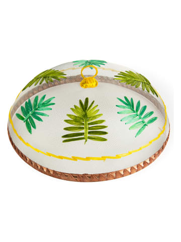 Trendy Kitchen by EXCÉLSA Pokrywka "Foliage" w kolorze zielonym - Ø 30 cm