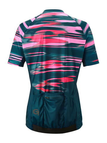 Gonso Fietsshirt "Copedello" donkerblauw/roze