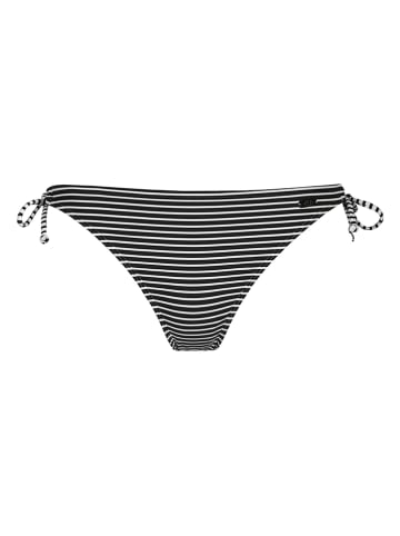 Naturana Bikini-Hose in Schwarz/ Weiß