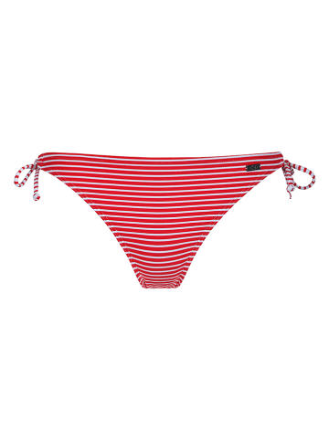 Naturana Bikini-Hose in Rot/ Weiß