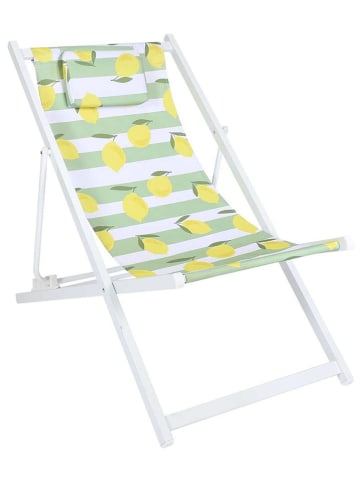 Garden Spirit Ligstoel geel/groen - (B)52 x (H)77 x (D)90 cm