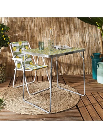 Garden Spirit Klaptafel geel/groen - (B)80 x (H)69 x (D)60 cm