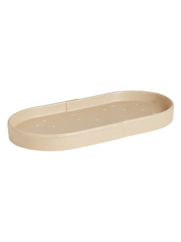 OYOY living design Tablett "Aki" in Beige - (L)34 x (B)18 cm