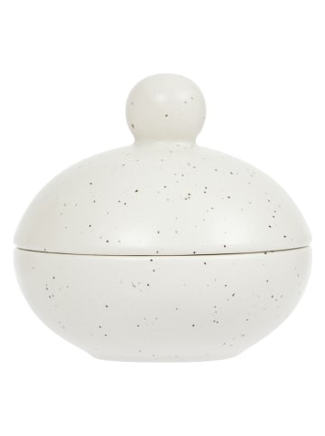 OYOY living design Pojemnik "Saga" w kolorze kremowym - wys. 7 x Ø 8 cm