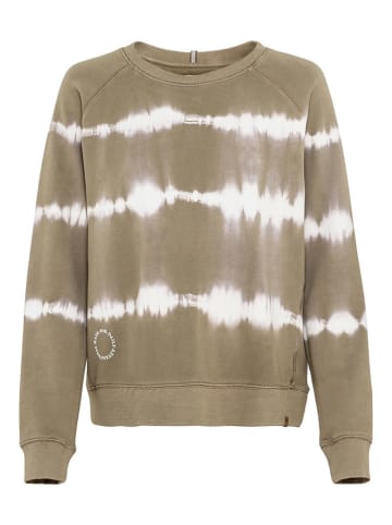 Camel Active Sweatshirt bruin/wit