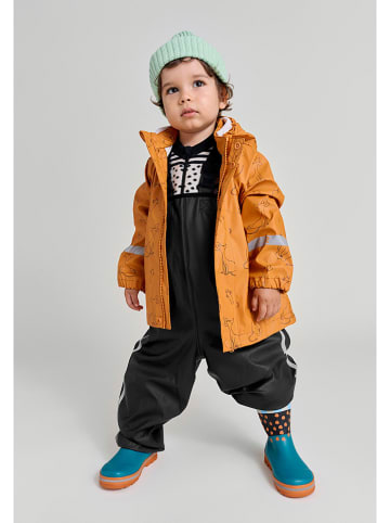 Reima 2tlg. Regenoutfit "Moomin" in Orange/ Schwarz