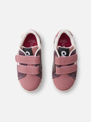 Reima Sneakersy "Tossu" w kolorze fioletowo-biało-jasnoróżowym