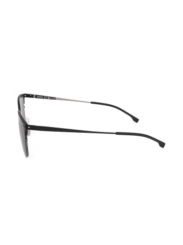 Hugo Boss Męskie okulary przeciwsłoneczne w kolorze szaro-czarnym