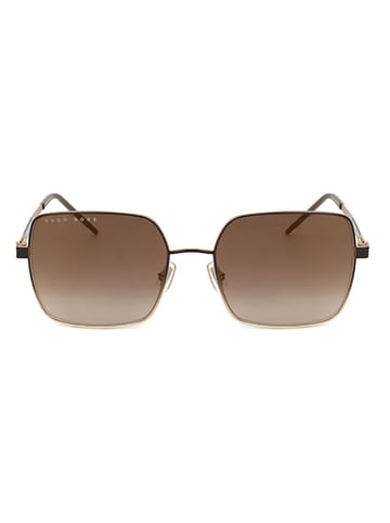 Hugo Boss Damen-Sonnenbrille in Hellbraun/ Gold