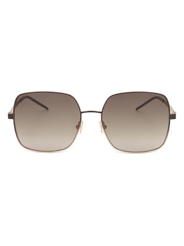 Hugo Boss Damen-Sonnenbrille in Hellbraun/ Gold