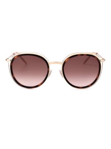 Hugo Boss Damen-Sonnenbrille in Gold/ Braun