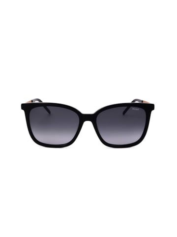 Hugo Boss Dameszonnebril zwart-goudkleurig/donkerblauw