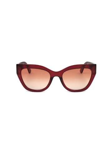 Longchamp Damskie okulary przeciwsłoneczne w kolorze czerwono-pomarańczowym
