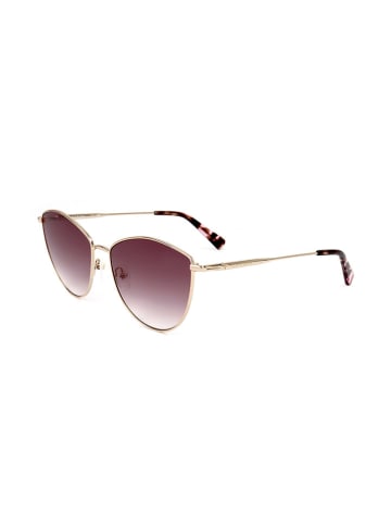 Longchamp Damen-Sonnenbrille in Braun/ Gold