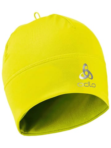 Odlo Funkcyjna czapka beanie "Polyknit Warm Eco" w kolorze żółtym