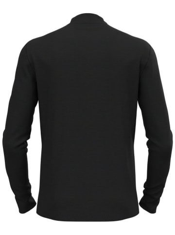 Odlo Koszulka funkcyjna "Merino" w kolorze czarnym