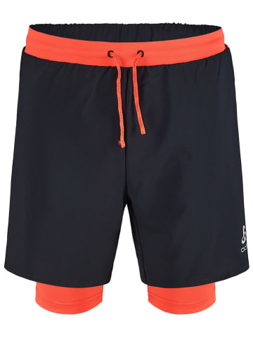 Odlo 2-in-1 hardloopshort "X-Alp Trail" zwart
