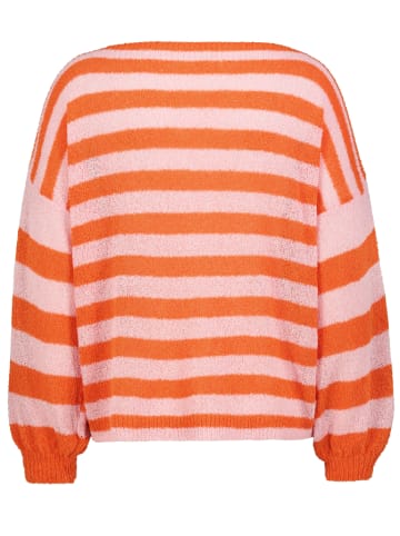 Sublevel Sweter w kolorze pomarańczowo-kremowo-jasnoróżowym