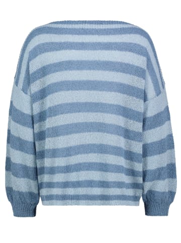 Sublevel Sweter w kolorze błękitno-kremowym