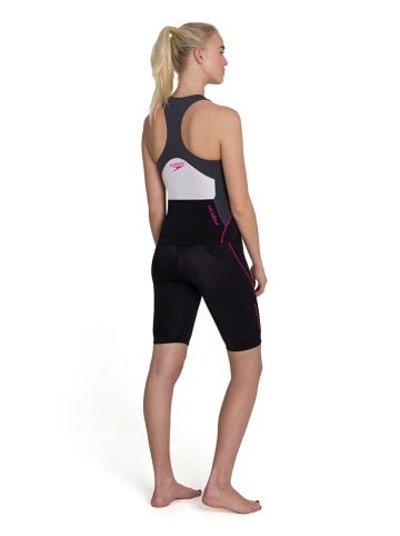 Speedo Triathlontop "Proton" zwart/grijs
