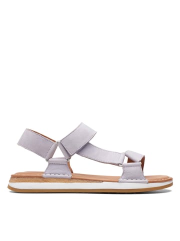 Clarks Leren sandalen paars