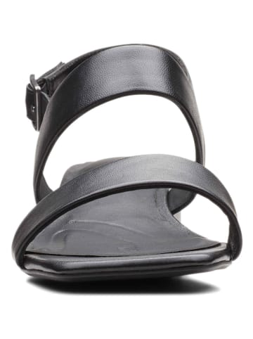 Clarks Leder-Sandaletten in Schwarz