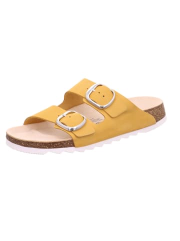 Legero Leren slippers "Clear" geel