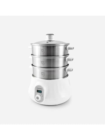KITCHENCOOK Gartopf "Multi Steam" in Weiß - 9 l