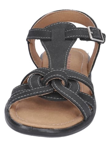 Ricosta Skórzane sandały "Birte" w kolorze czarnym
