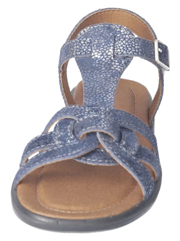 Ricosta Skórzane sandały "Birte" w kolorze niebieskim