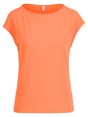 Blutsgeschwister Shirt "Breezy Flowgirl" in Orange