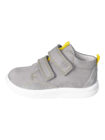 PEPINO Leder-Sneaker "Mika" in Grau