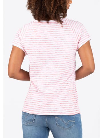 Timezone Koszulka w kolorze różowo-białym