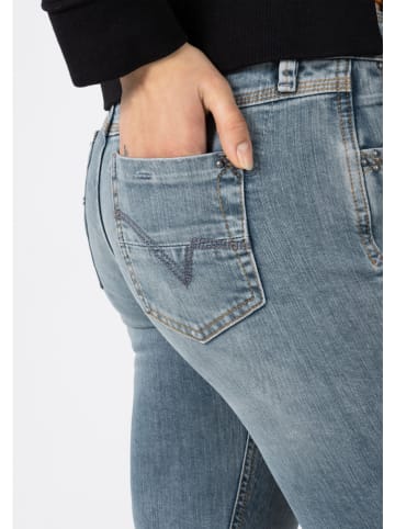 Timezone Dżinsy "Marah" - Slim fit - w kolorze szarym