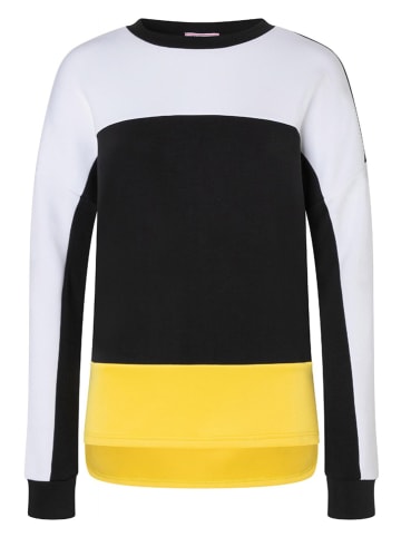 Timezone Sweatshirt zwart/wit/geel