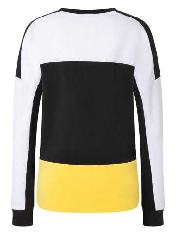 Timezone Sweatshirt zwart/wit/geel