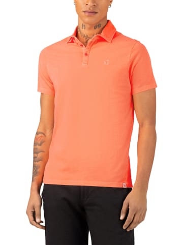 Timezone Koszulka polo w kolorze pomarańczowym