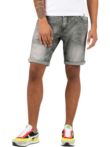 Timezone Szorty dżinsowe "Scotty" - Slim fit - w kolorze szarym