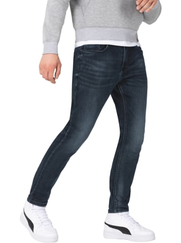 Timezone Spijkerbroek "Fin" - slim fit - donkerblauw