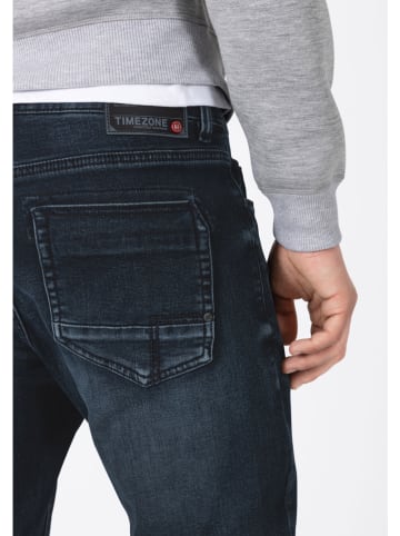 Timezone Spijkerbroek "Fin" - slim fit - donkerblauw