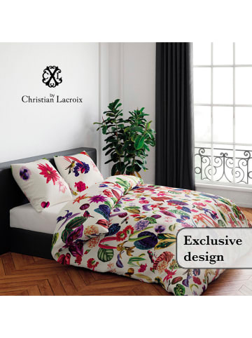 CXL by Christian Lacroix Satin-Bettwäsche-Set in Bunt/ Weiß