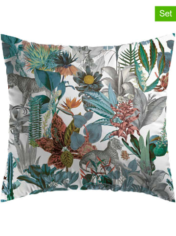 CXL by Christian Lacroix 2er-Set: Satin-Kissenbezüge in Bunt