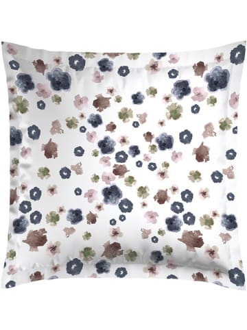 CXL by Christian Lacroix Satin-Kissenbezug in Weiß/ Dunkelblau/ Khaki