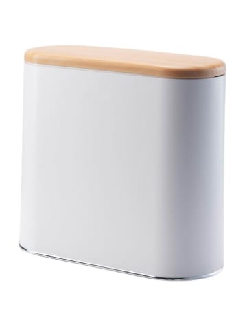 Kitchen Move Dotykowy kosz "Aldo" w kolorze biało-jasnobrązowym na śmieci - 10 l