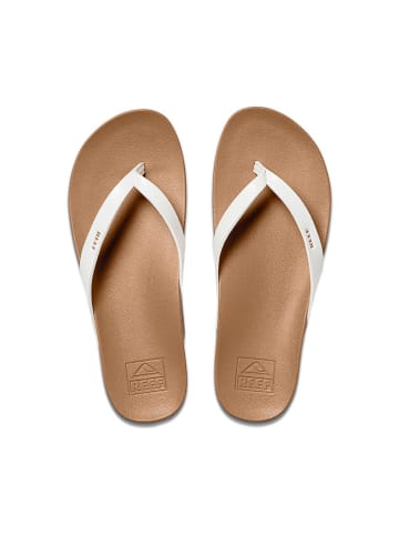 Reef Teenslippers "Cushion Court" wit