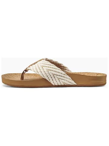 Reef Zehentrenner "Cushion Strand" in Beige