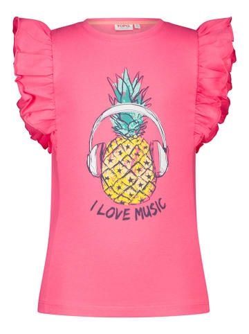Topo Koszulka "Pineapple" w kolorze różowym