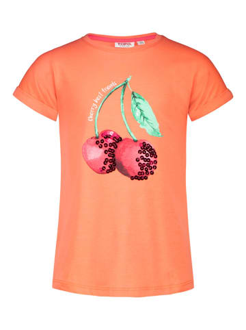 Topo Shirt "Cherry" in Orange
